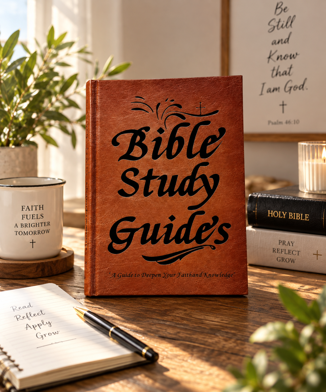 Christian Bible Study Guide Journal